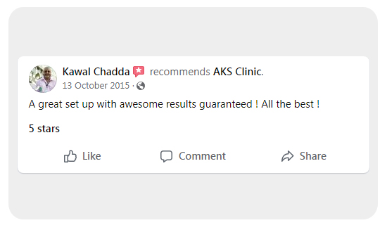 AKS Clinic Gurgaon Reviews