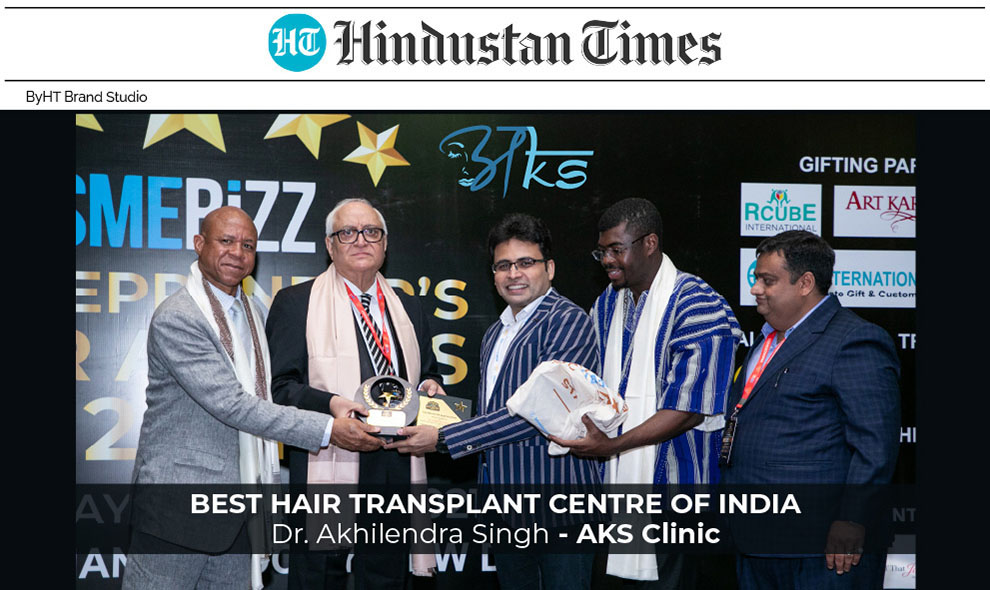 Dr. Akhilendra Singh Won SMEBIZZ Award For best Entreprenueur 2021 Image