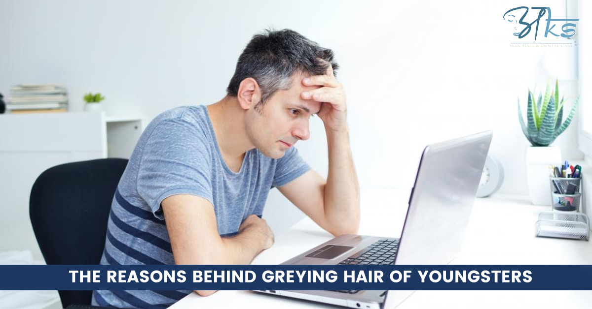 The Reasons Behind Greying Hair of Youngsters